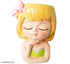 Craftpitaraa Head Planter Pot Resin Succulent Planter Little Girl Flower Pot
