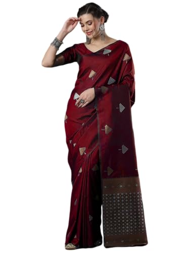 Vasthrlay Banarasi Unstitched Saree