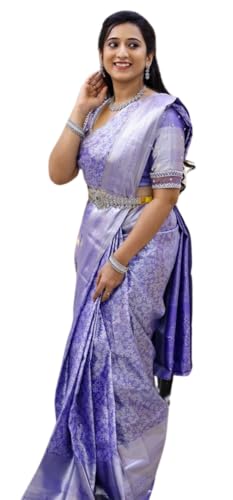 Vasthrlay Banarasi Kanjivaram Kanchipuram Shiv 1 Saree With Blouse Piece