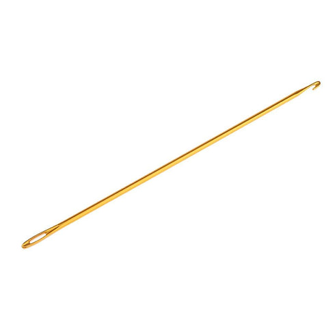 4 Pcs Afghan Crochet Hook Knitting Needle Hand Knit Tool with Hole 4 Sizes