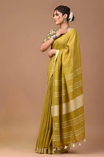 Vasthrlay Handwoven Unstitched Saree