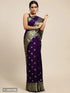 Vasthrlay Banarasi Kanjivaram Kanchipuram Wedding Saree With Blouse Piece