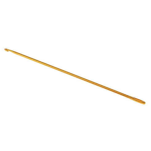 4 Pcs Afghan Crochet Hook Knitting Needle Hand Knit Tool with Hole 4 Sizes