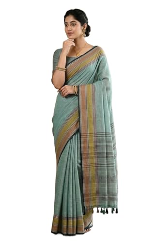 Vasthrlay Cotton Unstitched Saree