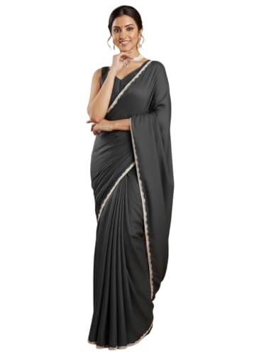 Vasthrlay Pink Border Unstitched Saree