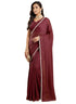 Vasthrlay Lavender Border Unstitched Saree