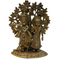 Brass Radha Krishna Tree Idol 4368g Set 1