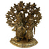 Brass Radha Krishna Tree Idol 4368g Set 1