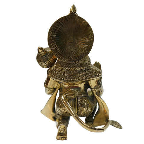 Brass Hanuman Idol for Pooja 5877g Set 1