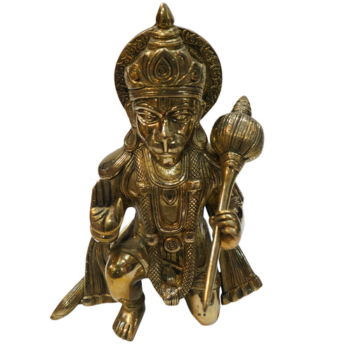 Brass Hanuman Idol for Pooja 5877g Set 1
