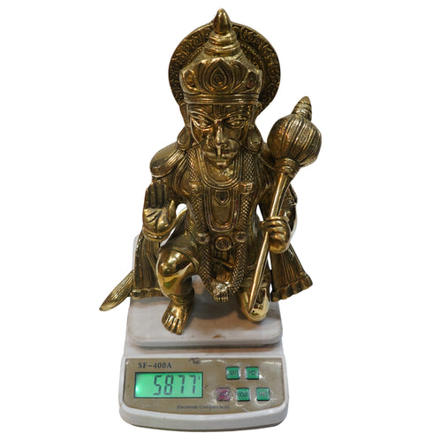 Brass Hanuman Idol for Pooja 5877g Set 1