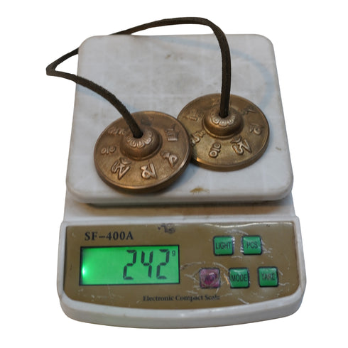 Copper Manjeera For Pooja 242g Set 1