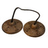 Copper Manjeera For Temple & Kirtan 523g Set 1