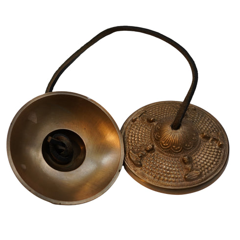 Copper Manjeera For Temple & Kirtan 523g Set 1