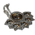 White Metal Panch Aarti Deep 414g Set 1
