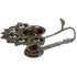White Metal Panch Aarti Deep 414g Set 1