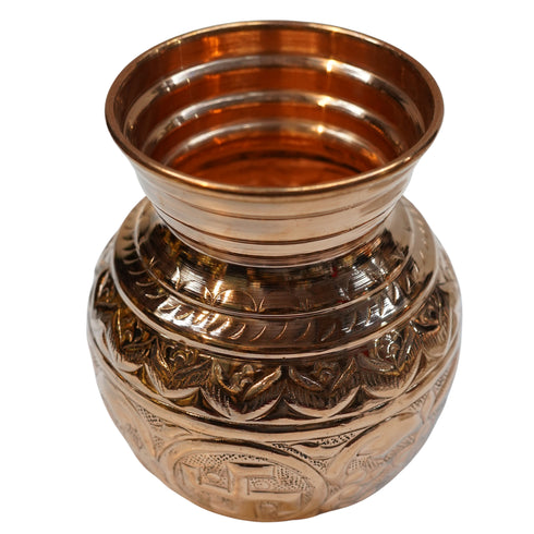 Copper OM Lota Kalash for Puja 380g Set 1