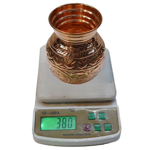 Copper OM Lota Kalash for Puja 380g Set 1