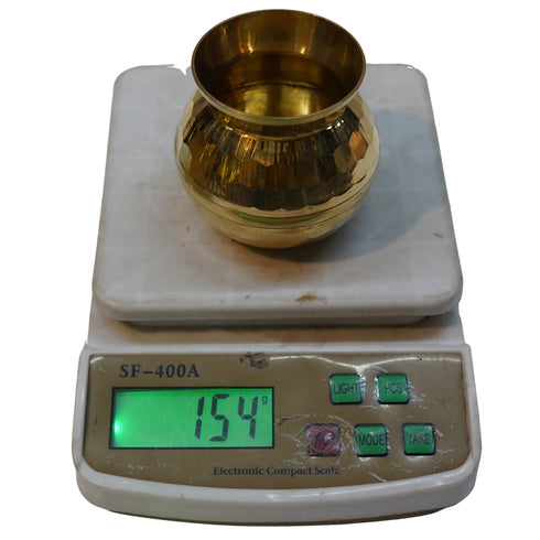 Brass Diamond Cut Lota 154g Set 1
