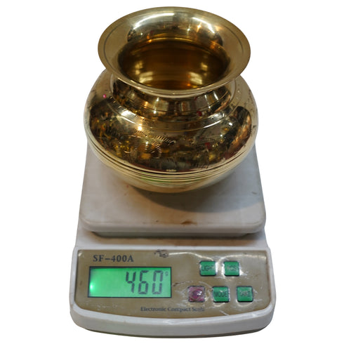 Traditional Brass Lota Kalash 460g Set 1