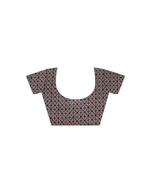 Sudathi Black Printed Georgette Saree