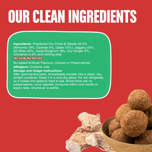 Early Foods Dry Ginger Ghee Laddoos