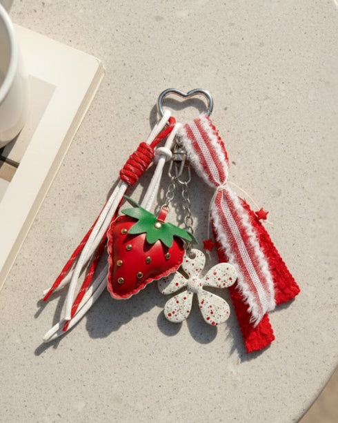 Ecoright Strawberry Blossom Bag Charm