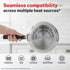 Prestige Nakshatra Alpha Svachh Stainless Steel Spillage Control Pressure Cooker 2 L Silver