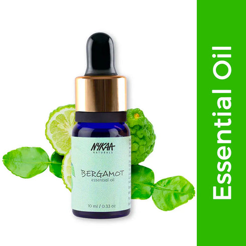 Nykaa Naturals Bergamot Essential Oil for Acne Control & Hair Health