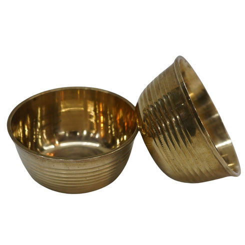 Handcrafted Brass Bowl (Pack of 2) 378g