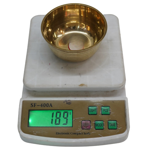 Handcrafted Brass Bowl (Pack of 2) 378g
