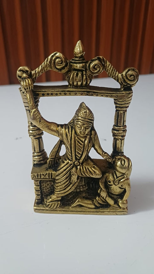 Brass Baglamukhi Idol 0.8Kg