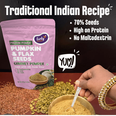 Early Foods Pumpkin and Flax Seeds Chutney Powder
