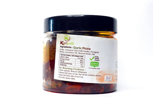 Koripalli Pickles Garlic Pickle