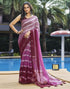 Sudathi Light Pink Printed Georgette Saree