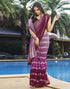 Sudathi Light Pink Printed Georgette Saree
