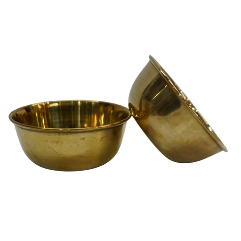Handcrafted Brass Bowl (Pack of 1) 189g