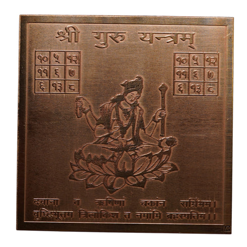 Brass Guru Yantra for Home & Office