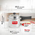 Prestige 3 Litre Aluminium Popular Svachh Outer Lid Pressure Cooker 3 L