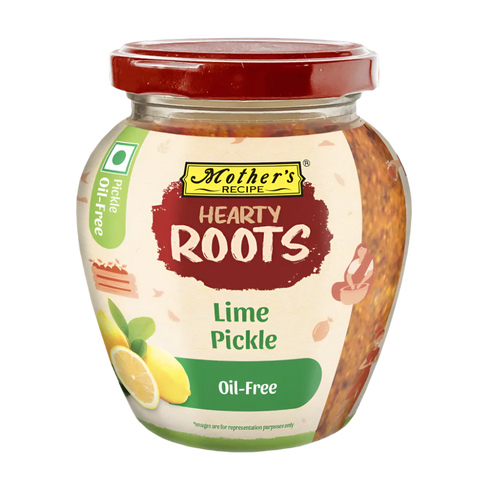 Mothers Recipe Hearty Roots Lime Pickle Oil free