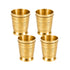 Pure Brass Drinking Glass | Pack of 4