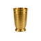 Pure Brass Embossed Design Tumbler Glass | Pack of 1