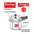 Prestige Popular Plus Svachh Virgin Aluminium Spillage Control Pressure Cooker Silver 2 L
