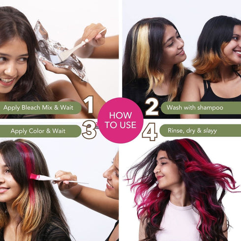 Paradyes Carola Pink + Lighten Up! Bleach Pack