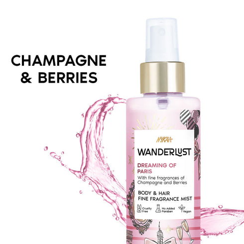 Wanderlust Dreaming of Paris Fruity Perfume Mist