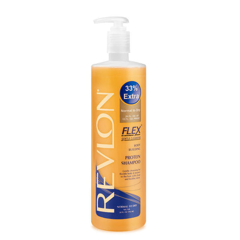 Revlon Flex Body Building Protein Shampoo-Normal To Dry 592ml