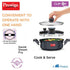 Prestige Clip-on Svachh Hard Anodised Spillage Control Pressure Cooker 5 L