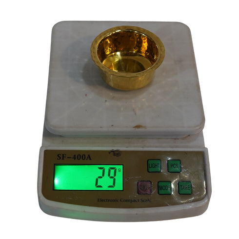 Miniature Brass Patela/Bhagona Decorative Showpiece | Pack of 4