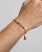 Turquoise Infinity Watch Charm Rakhi