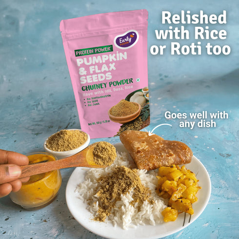 Early Foods Pumpkin and Flax Seeds Chutney Powder